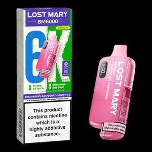 Strawberry Raspberry Cherry Ice- Lost Mary BM6K KIT