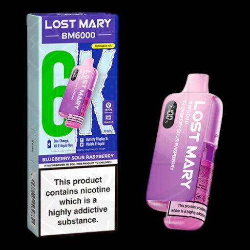 Blueberry Sour Raspberry - Lost Mary BM6K KIT