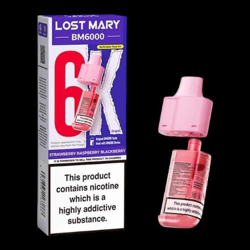 Strawberry Raspberry Blackberry - Lost Mary BM6K Refill