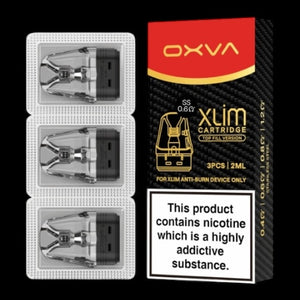 OXVA Xlim SS Pods - 0.6 Pack Top Fill