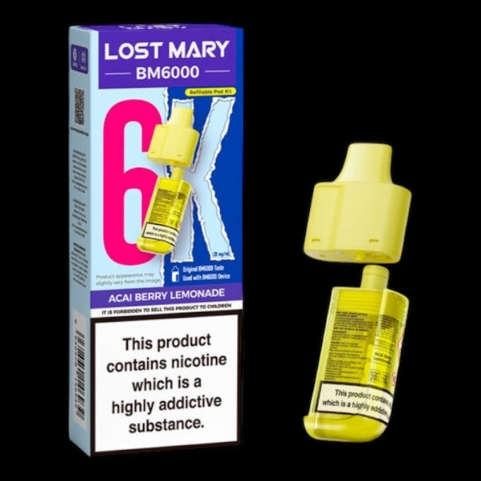 Acai Berry Lemonade - Lost Mary BM6K Refill