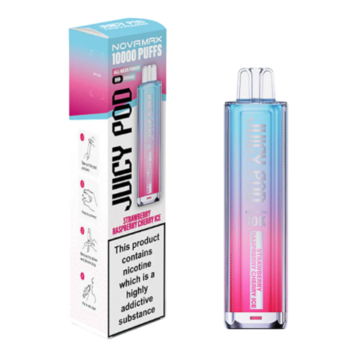Juicy Pod Novamax 10K - Strawberry Raspberry Cherr
