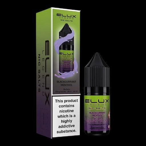 Blackcurrant Menthol- 10mg -Elux - prime2vape