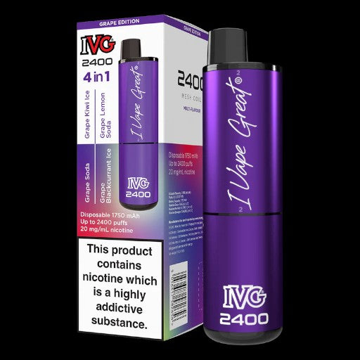 Multi-Flavour Grape Edition/20mg-IVG - prime2vape