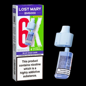 Blue Razz Gami - Lost Mary BM6K Refill