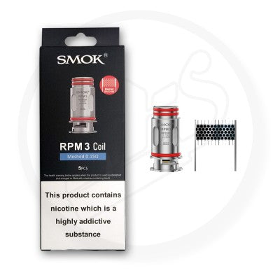 RPM 3 Coils 0.15 Mesh Pack - prime2vape